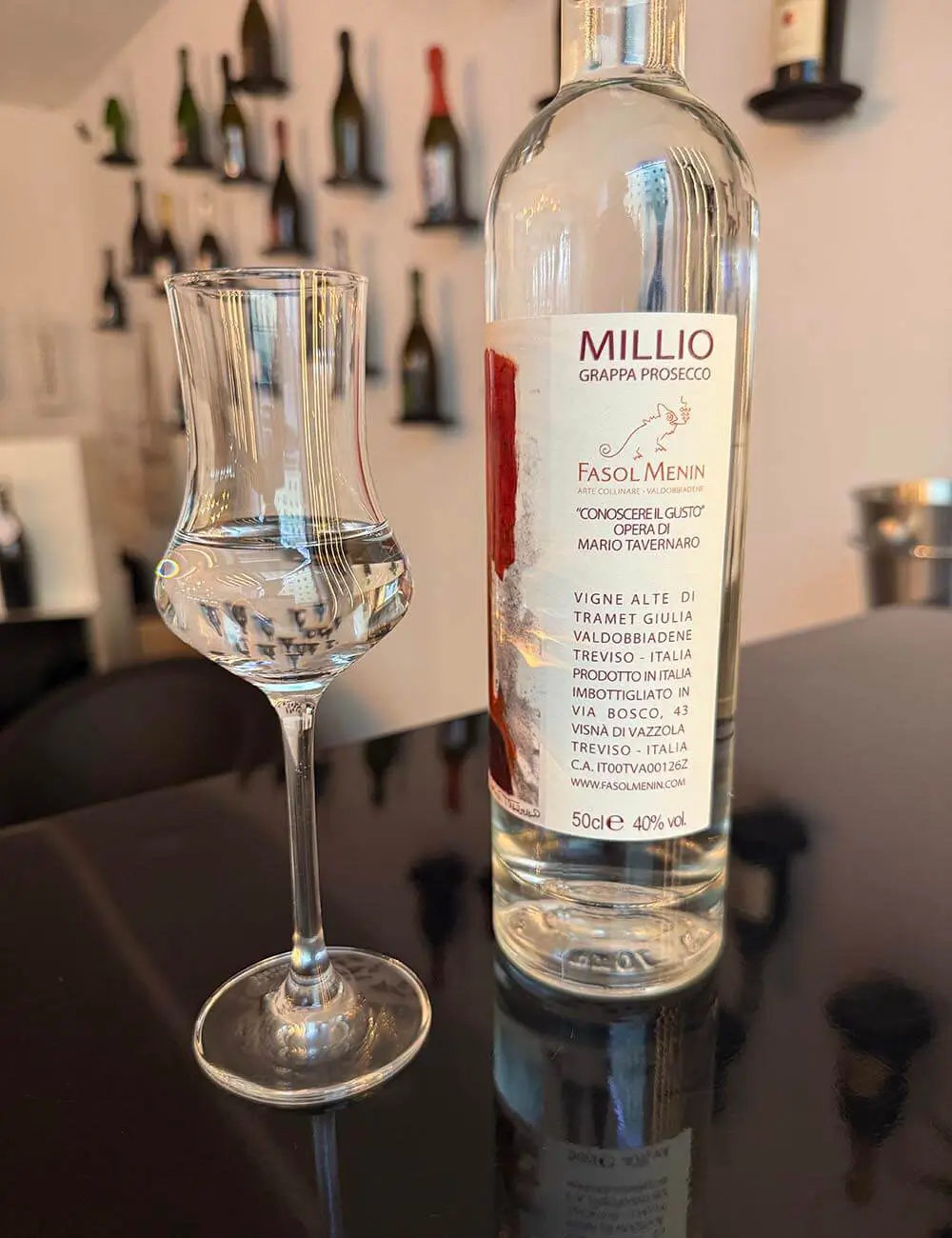 Fasol Menin Millio Grappa Prosecco Morbida Etichette