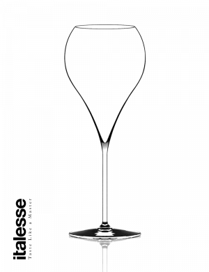 Produktbild - Italesse Grand Balloon Flute Glas, Art. 3036 380cc. Erhältlich bei Spontano