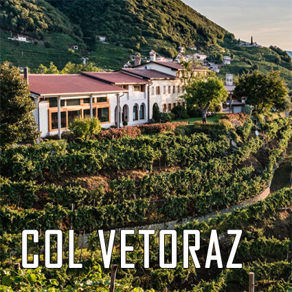Col Vetoraz – Valdobbiadene DOCG Kellerei Col Vetoraz – Premium Valdobbiadene Prosecco DOCG aus Santo Stefano di Valdobbiadene, auch als Extra Brut